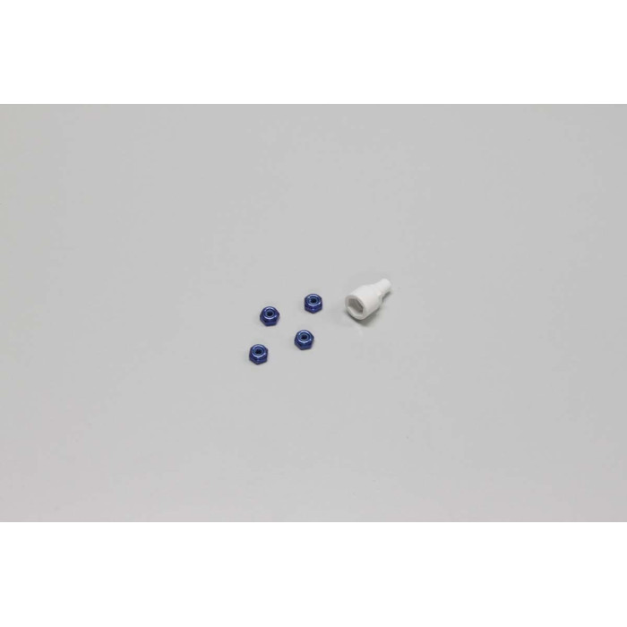 Kyosho Colored Nylon Nut Blue
