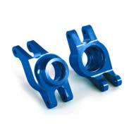 Traxxas Carriers, stub axle (blue-anodized 6061-T6 aluminum) (rear) (2)