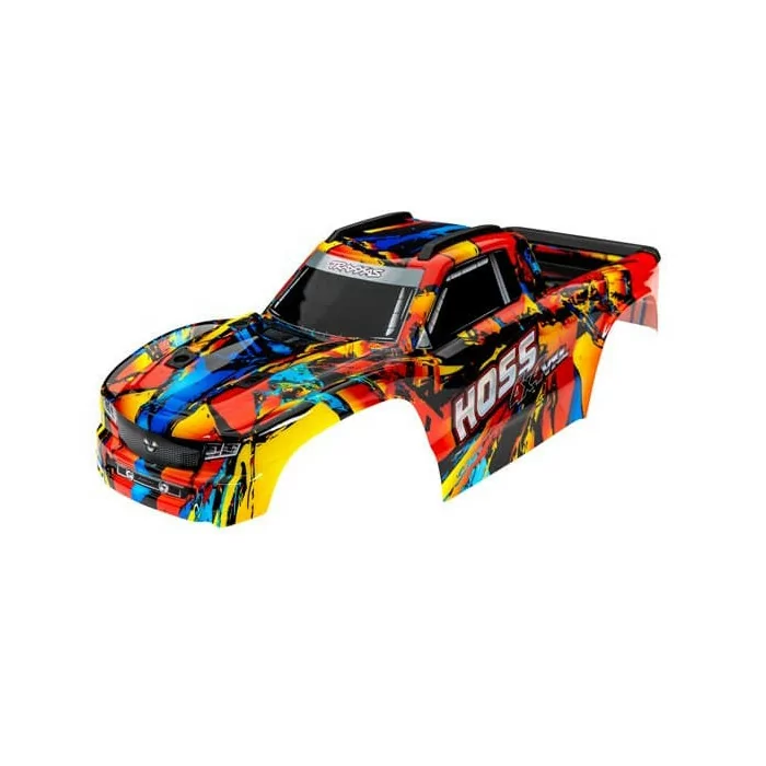 Traxxas Hoss 4x4 body Solar Flare