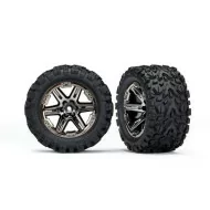 Traxxas Tires & wheels, assembled, glued (2.8')