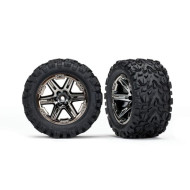 Traxxas Tires & wheels, assembled, glued (2.8')
