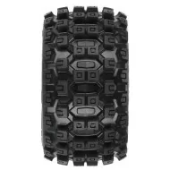 Pro-Line Badlands MX28 2.8" Pre-Mounted Tires w/Raid 6x30 Wheels (2) (M2) (Black) w/Removable Hex - Photo 2