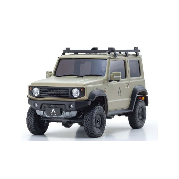 Kyosho MX-01 Mini-Z 4X4 Readyset w/APIO Jimny Sierra Body Khaki
