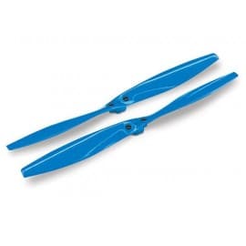 Traxxas Aton Rotor blade set, blue (2) (with screws)