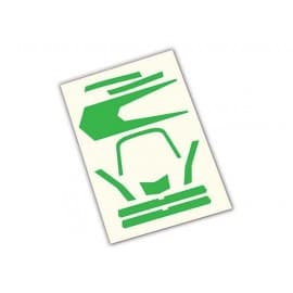 Traxxas Aton Decals, high visibility, green