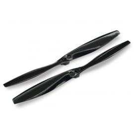 Traxxas Aton Rotor blade set, black (2) (with screws)
