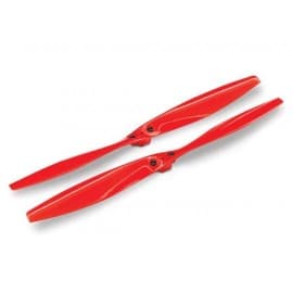Traxxas Aton Rotor blade set, red (2) (with screws)