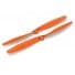 Traxxas Aton Rotor blade set, orange (2) (with screws)