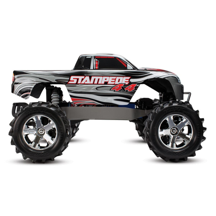 Traxxas Stampede 4x4 1/10 Scale 4WD Monster Truck Silver