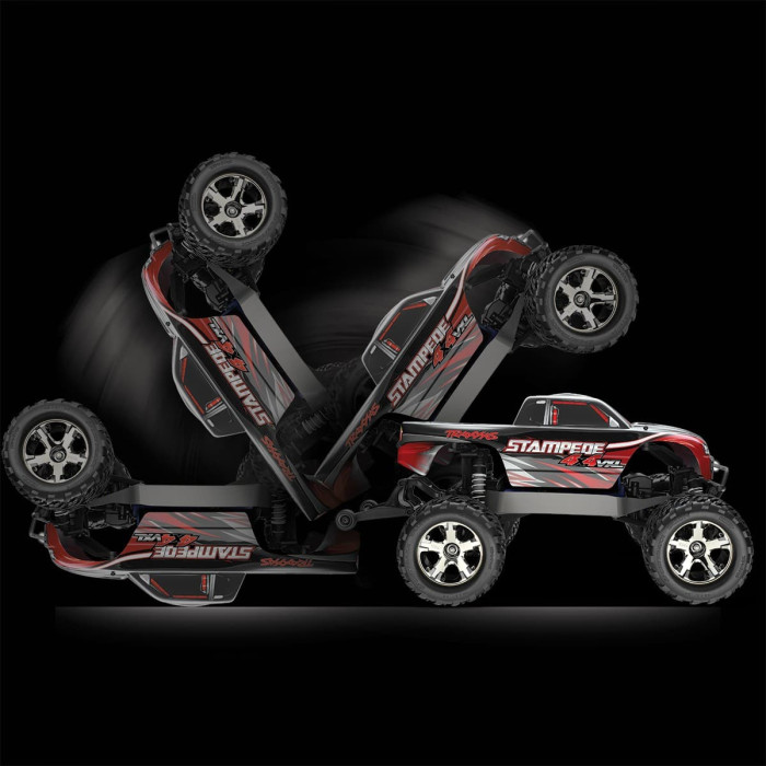 Traxxas Stampede 4x4 VXL 1/10 Scale 4WD Monster Truck Red