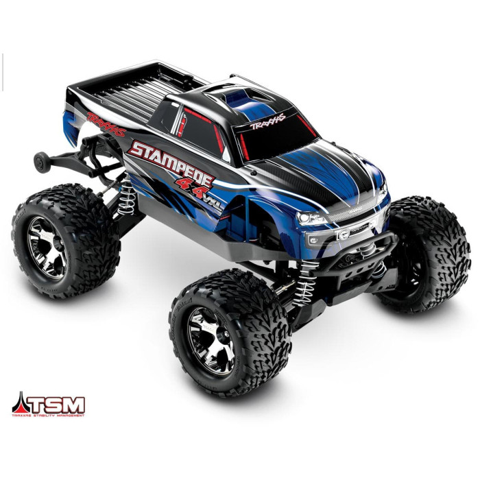 Traxxas Stampede 4x4 VXL 1/10 Scale 4WD Monster Truck Blue