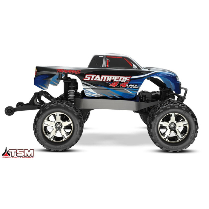 Traxxas Stampede 4x4 VXL 1/10 Scale 4WD Monster Truck Blue