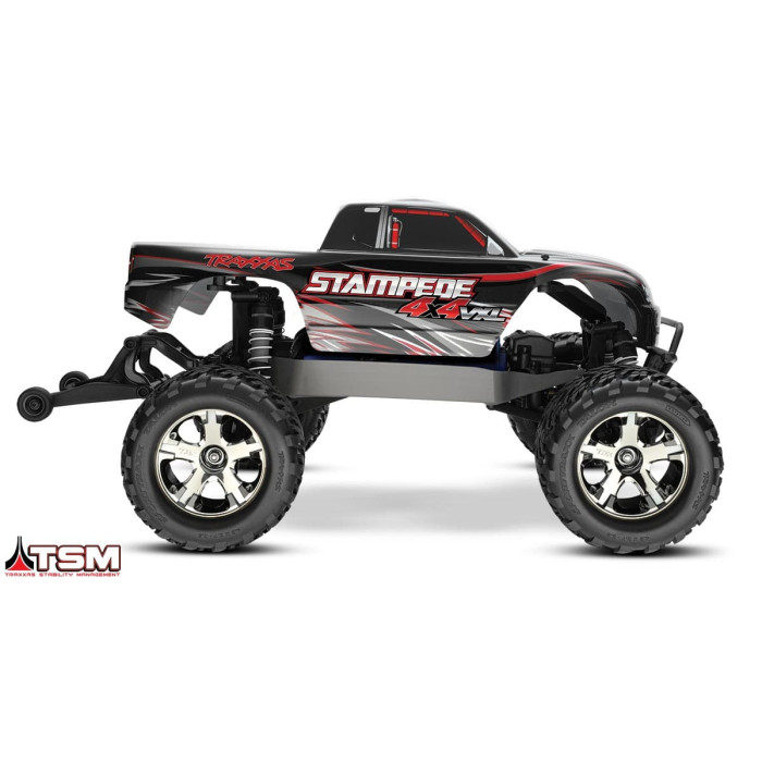 Traxxas Stampede 4x4 VXL 1/10 Scale 4WD Monster Truck Black
