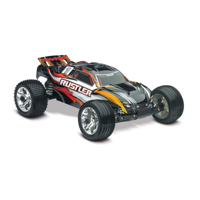 Traxxas Rustler 1/10 Scale 2WD Stadium Truck Black