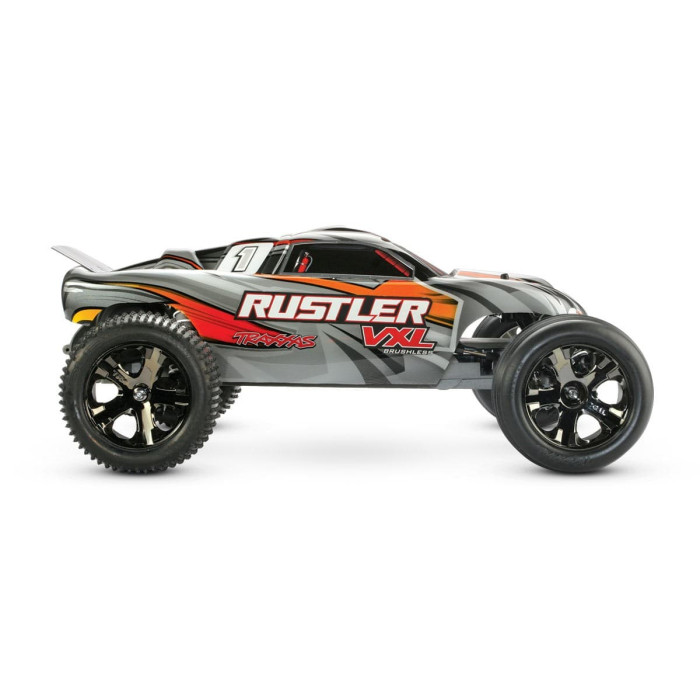 Traxxas Rustler VXL 1/10 Scale 2WD Stadium Truck Silver