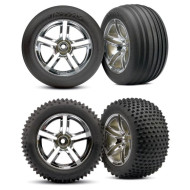 Traxxas Nitro Rustler 1/10 Scale 2WD Stadium Truck Silver/Red