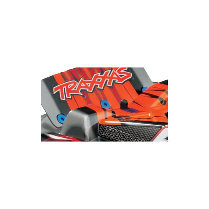 Traxxas Nitro Rustler 1/10 Scale 2WD Stadium Truck Silver/Red