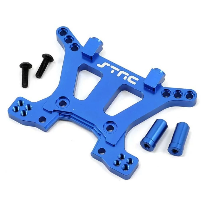 ST RC Front Shock Tower Aluminum HD Traxxas Slash 4x4 (Blue)
