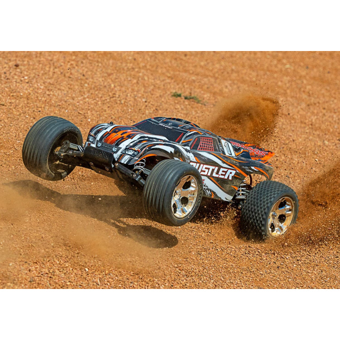 Traxxas Rustler 2WD XL-5 2.4GHz RTR Stadium Truck w/ battery & charger - Orange