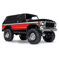 Traxxas TRX-4 1/10 Trail Crawler Truck w/'79 Ford Bronco RED- RTR(No Battery & Charger)