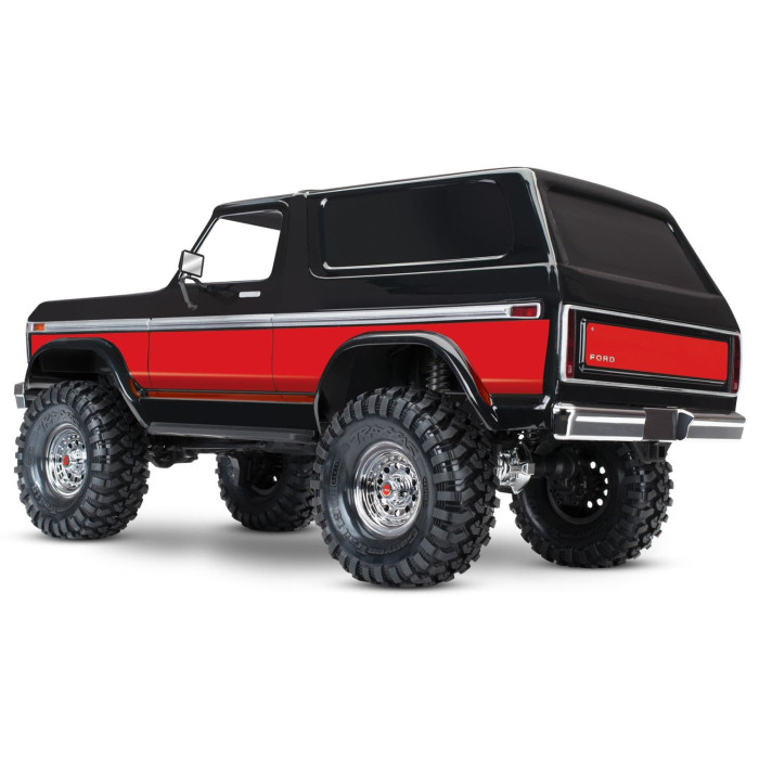 Traxxas TRX-4 1/10 Trail Crawler Truck w/'79 Ford Bronco RED- RTR(No Battery & Charger)