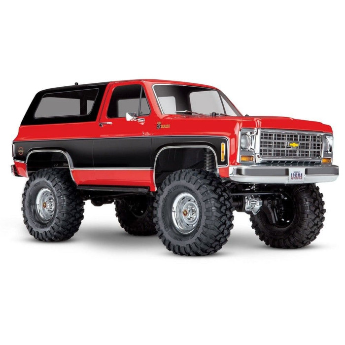 Traxxas TRX-4 1/10 Trail Crawler Truck w/'79 Chevrolet K5 Blazer Red - RTR(Without Battery & Charger)