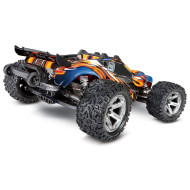 Traxxas Rustler 4X4 VXL 1/10 Brushless Stadium Truck Orange/Blue -RTR(Without Battery & Charger)