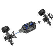 Traxxas Rustler 4X4 VXL 1/10 Brushless Stadium Truck Orange/Blue -RTR(Without Battery & Charger)