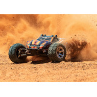 Traxxas Rustler 4X4 VXL 1/10 Brushless Stadium Truck Orange/Blue -RTR(Without Battery & Charger)