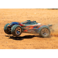 Traxxas Rustler 4X4 VXL 1/10 Brushless Stadium Truck Orange/Blue -RTR(Without Battery & Charger)