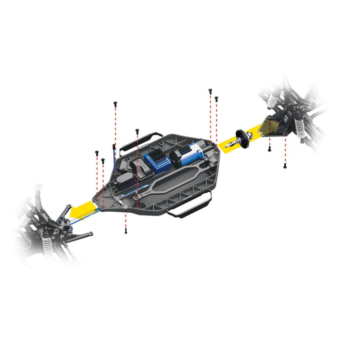 Traxxas Slash 4X4 RTR Short Course Truck White Fox