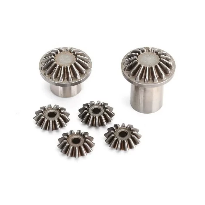 Traxxas Gear set, center differential (output gears (2)/ spider gears (4)