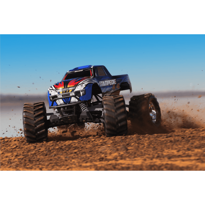 Traxxas Stampede 4X4 Brushed 1/10 RTR Monster Truck (Blue)