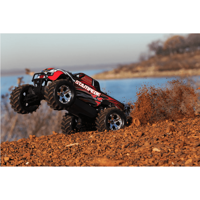 Traxxas Stampede 4X4 Brushed 1/10 RTR Monster Truck (Blue)