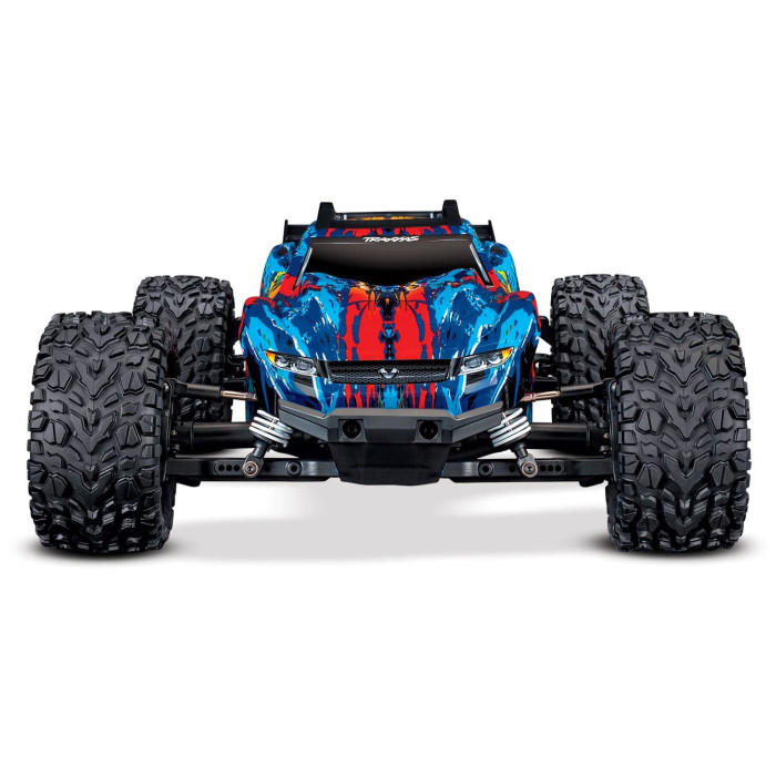 Traxxas Rustler 4X4 VXL 1/10 Brushless Stadium Truck Blue/Red -RTR (Without Battery & Charger)