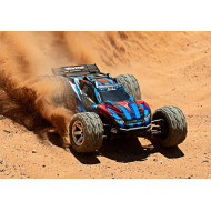 Traxxas Rustler 4X4 VXL 1/10 Brushless Stadium Truck Blue/Red -RTR (Without Battery & Charger)