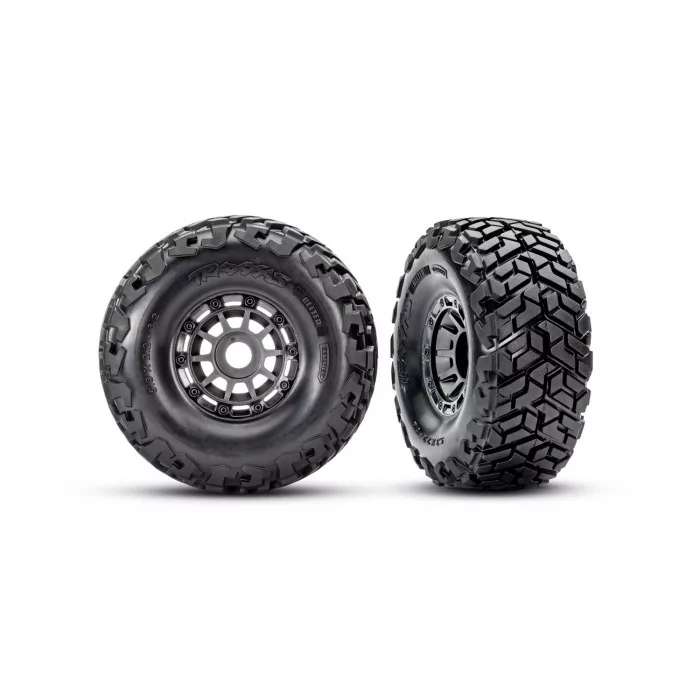 Traxxas Maxx SC Tires 5.3in Wheels (Gray)