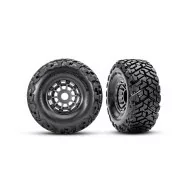 Traxxas Maxx SC Tires 5.3in Wheels (Gray)
