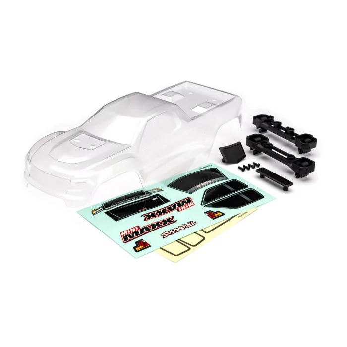 Traxxas Mini Maxx Body Clear Pre-Trimmed