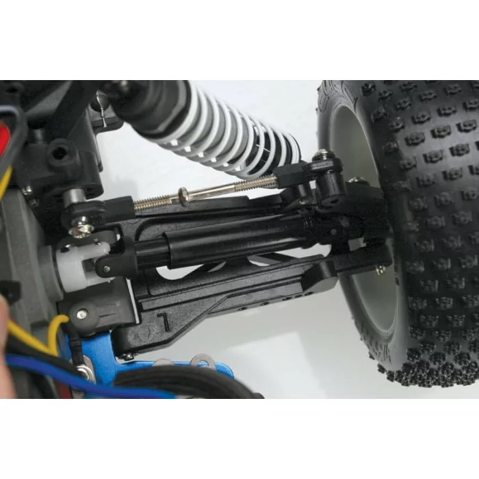 Traxxas Nitro Rustler 1/10 Scale 2WD Stadium Truck Silver/Blue - Photo 6