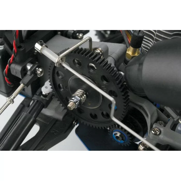 Traxxas Nitro Rustler 1/10 Scale 2WD Stadium Truck Silver/Blue - Photo 11