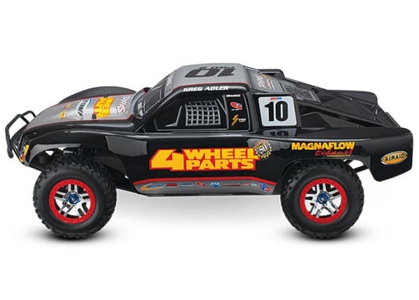 traxxas 6818 greg adler body 4 wheel parts slash 4x4
