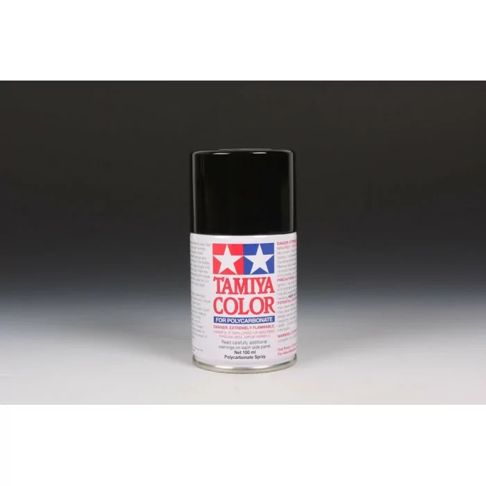 Tamiya PS-5 Polycarb Spray Black 3 oz