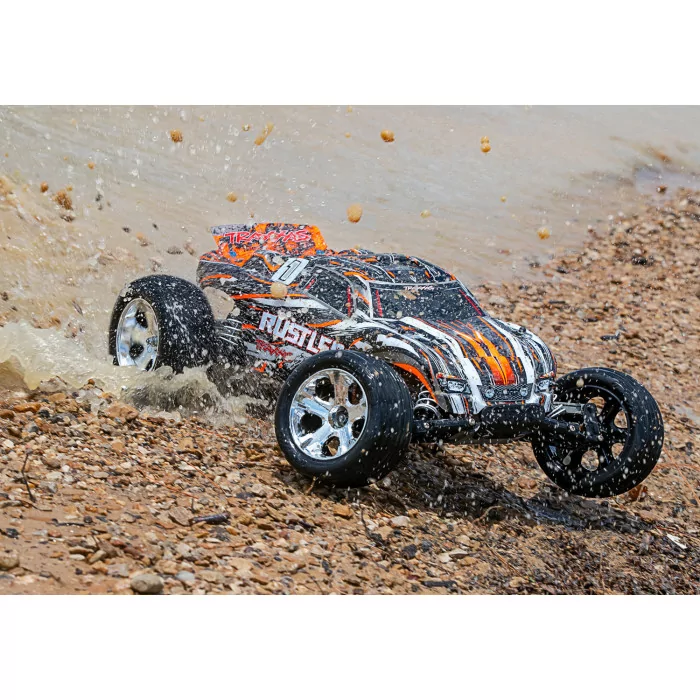Traxxas Rustler 2wd w/XL5 (Orange) - Photo 3
