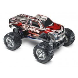 Traxxas Nitro Stampede 1/10 Scale 2WD Monster Truck Red