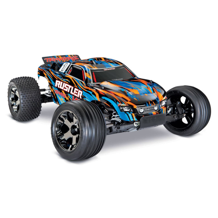 Traxxas Rustler VXL Truck RTR Brushless 2WD (OrngX) - Photo 4