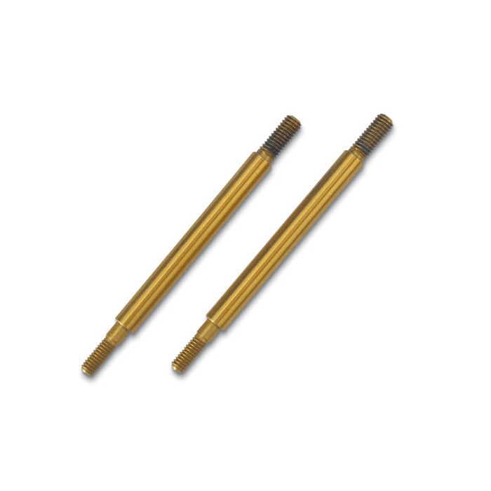 Traxxas GTR Shock Shafts TiN-Coated Steel (2)