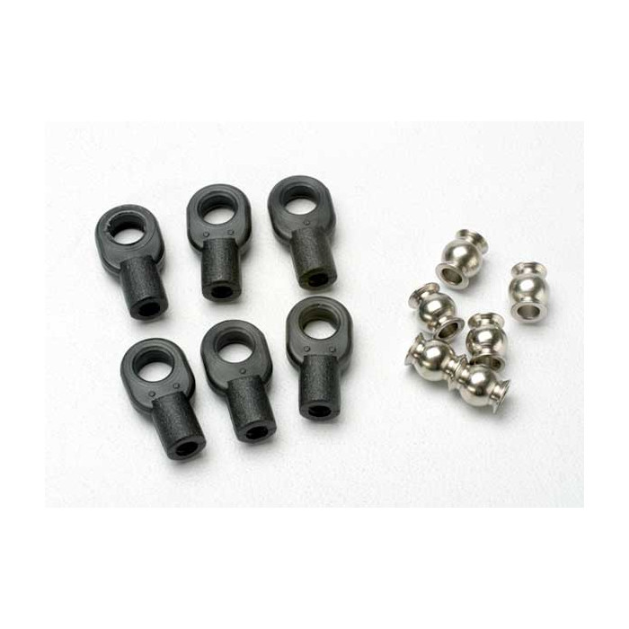Traxxas Small Rod Ends w/Hollow Balls (6)