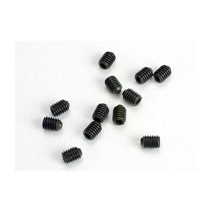 Traxxas 3mm Grub Screws Hardened-Steel (12)