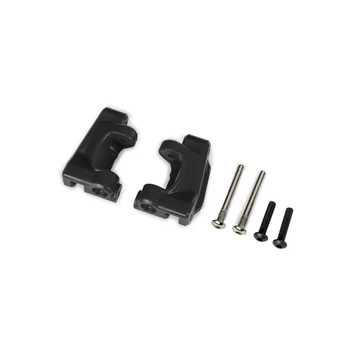 Traxxas Caster Blocks Black Extreme Heavy-Duty (L&R)